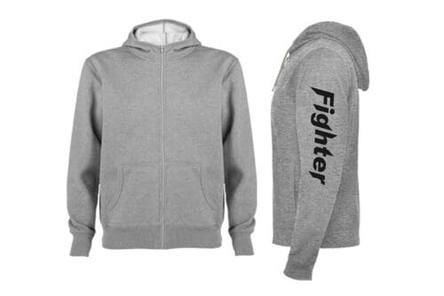 SUDADERA CON CREMALLERA Y CAPUCHA MOD. MUGENFU 3.0 DOS COLORES