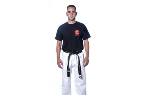 CAMISETA MANGA CORTA MUGENDO NEGRA O ROJA VARIOS TALLES